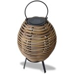 Lanterne solaire tress�e alicia h33cm orium