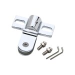Laoa - charni�re pivotante pour porte de douche en verre, acier inoxydable, 1pi�ce(avec vis)