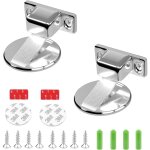 Largeight - 2 pcs arret de porte magnetique arr�t de porte en m�tal, arret de porte auto - adh�sives ...