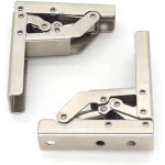 Largeight - 2 pi�ces charni�res pour placards, charni�res pliant 90 / 180 degr� recouvrante charniere ...