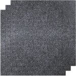 Largeight - jamais utilis�]30 pi�ces dalles de moquette auto - adh�sives, 30cm x 30cm carreaux de sol ...