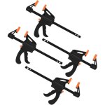 Largeight - 4 pi�ces serres - joints � une main, pince � barre � cliquet, rapide � cliquet � lib�ration, ...