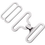 Largeight - lot de 50 pinces � cravate argent�es pour n?ud papillon, lot de 50 pinces � cravate argent�es ...