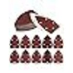 Largeight - 60 pi�ces triangles de pon�age, papier de verre papier poncage mouse, 5 trous feuilles abrasives, ...