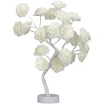 Largeight - led guirlande lumineuse arbre lumineux 24 fleurs des lumi�res lampe de table c�ble usb lumi�res ...