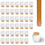 Largeight - jamais utilis�]lot de 40 bouchons pour chaises en silicone, embouts ronds en silicone, housses ...