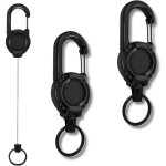 Largeight - jamais utilis�]porte - cl�s r�tractable (lot de deux), porte - carte d'identit� r�tractable, ...