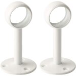 Largeight - support tringle rideau plafond en acier inoxydable, support tringle penderie pour tube de ...