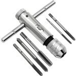 Largeight - tarauds et fili�res tourne a gauche coffret taraud m3 m4 m5 m6 m8 tarauds � goujure droite ...