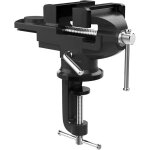 Largeur de m�choire 70mm �taux d'�tabli, �tau avec base pivotante � 360 degr�s, m�choire tremp� robuste ...