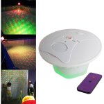 Laser moovy - projecteur laser tanche batterie - piscine - jardin - vert - rouge + tlcommande