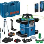 Laser rotatif grl 650 chvg bosch avec jauge gr 500 et accessoires en coffret - 06159940pr