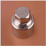 Lauwexe - boulons de roue compatible avec vw 1 pi�ce 524 boulons de verrouillage de roue, cl� de retrait ...