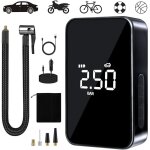 Lauwexe - compresseur � air portatif, 6000mah mini gonfleur electrique, 150psi pompe v�lo electrique, ...