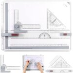 Lauwexe ? planche � dessin a3 51 x 37 cm ? angle r�glable et mouvement parall�le ? r�gle coulissante ...
