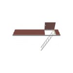 Plancher à trappe aluminium bois avec échelle d'accès pour échafaudage multidirectionnel - layher Plancher à trappe aluminium bois avec échelle d'accès pour échafaudage multidirectionnel - layher