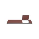 Layher - plancher  trappe decale sans chelle combi aluminium bois pour chafaudage multidirectionnel ...