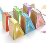Crea - learning card pocket, index cards 6 pack paper cards with ring memo blank flash card for vocabulary ...