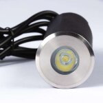 Spot led extrieur  enterrer 1, 5w (20w) dc12v - lumire bleue