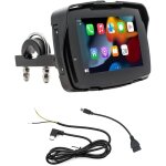 Lecteur de moto universel 5 pouces mp5 portable sans carplay haute d�finition ip65 �cran tactile �tanche ...