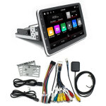 Lecteur multim�dia de voiture � �cran rotatif r�glable 1din 2g + 64g 10, 1 pouces android 13 carplay ...
