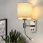 Led applique murale lampe de lit en tissu blanc lampe de lecture led e27 lampe de lecture applique murale ... Led applique murale lampe de lit en tissu blanc lampe de lecture led e27 lampe de lecture applique murale ...
