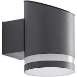 Led applique murale solaire 'bentlas' en inox