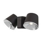 Leds - c4 - drone - applique / plafonnier led intégré chrome, marron Leds - c4 - drone - applique / plafonnier led intégré chrome, marron