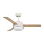 Leds - c4 - ledsc4 ventilateur du plafond ip20 klar e27 15w blanc ancien bois Leds - c4 - ledsc4 ventilateur du plafond ip20 klar e27 15w blanc ancien bois