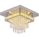 Led cristal plafonnier lampe de plafond moderne lustre suspension lampe suspendue pour salon cuisine ...