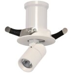 Plafonnier spot encastrable 3w - orientable - chip cree - blanc chaud - blanc Plafonnier spot encastrable 3w - orientable - chip cree - blanc chaud - blanc