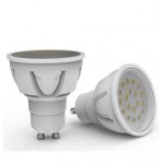 Led gu10 60led smd 220v spot lampe 4w cold natural warm