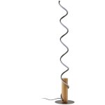 Led lampadaire 'spiraali' en aluminium pour salon & salle � manger