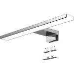 Led lampe miroir salle de bain 40 cm 7w 820lm 230v blanc froid 6000k, ip44 classe ii slim bain miroir ...