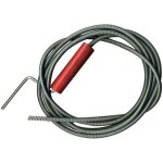 Sonde de tubes flexibles pour échappement avec ressort en spirale en acier galvanisé 10 mt Sonde de tubes flexibles pour échappement avec ressort en spirale en acier galvanisé 10 mt