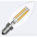 Efectoled - ampoule led filament e14 6w 720 lm c35 bougie no flicker 4000k blanc neutre