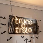 Grille en mtal pour lettres non led noir