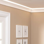 Moulure flame 2m pour ruban led blanc Moulure flame 2m pour ruban led blanc