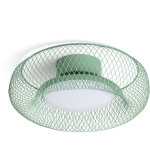 Ledkia - plafonnier led 18w m�tal cct s�lectionnable zeiryn s vert