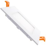 Efectoled - dalle led 18w carre extra - plate lifud coupe 205x205mm 3000k blanc chaud