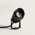 Spot led extrieur 7w vetusta sur piquet 2700k blanc chaud