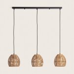 Efectoled - suspension papier tress mahali 3 spots iluzzia naturel