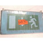060771 - plaque signalisation plexiglas avec sortie flche vers le bas - legrand