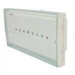 Bloc baes vacuation saillie led 1. 2w 45lm autonomie 1h sati autodiag ip43 ik07 eco1 legrand 062525