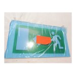 Plaque de signalisation avec picto fl�che horizontale de sortie gauche ou droite pour baes par tranche ...
