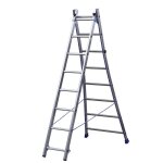 Centaure - echelle transformable 2x12 barreaux - longueur dploye 5. 95m - sol plat ou escalier - 213212 ...