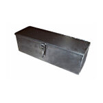 Lem select ? coffre de chantier acier brut 260 x 140 x 130 mm �p. 10 / 10 ? t�le pli�e et soud�e pour ...