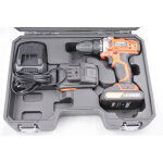 Lem select ? perceuse - visseuse sans fil 18v avec 2 batteries 1, 3ah ? chargeur et accessoires inclus ...