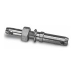 Lem select ? piton double d'attelage � 28 mm ? fixation robuste pour v�hicules ? dimensions 28 x 42 x ...