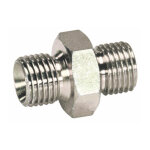 Raccord de jonction m�le / m�le 3 / 8  npt � visser (lot de 5)